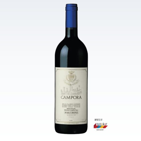 Fles Il Campora Super Toscaanse rode wijn – Cabernet Sauvignon & Merlot, gerijpt op Franse eiken vaten, van Casale Falchini