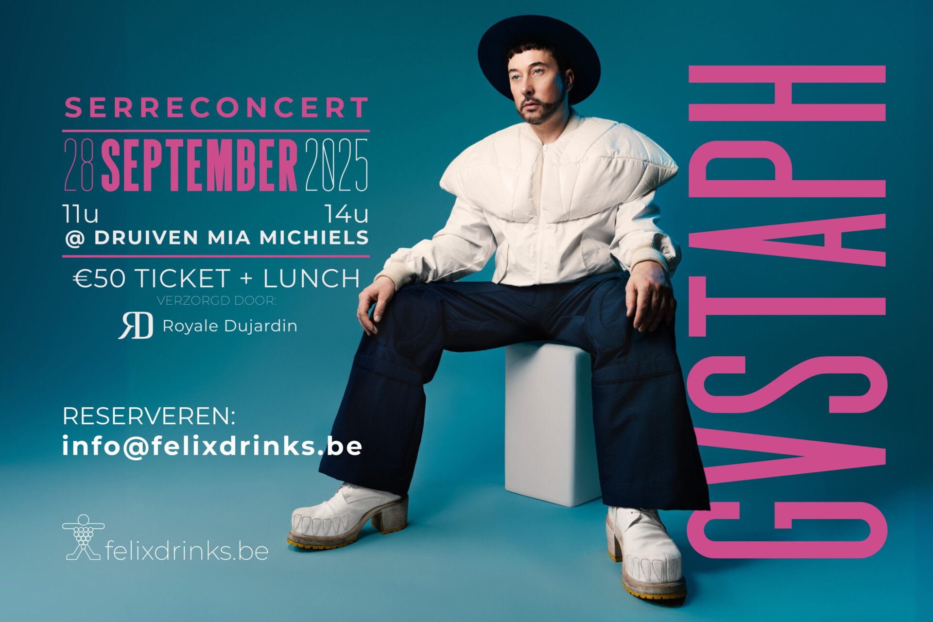 Serreconcert GUSTAPH Hoeilaart september
